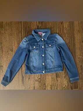 Epic Threads Dark Blue Denim Jacket with Button Front